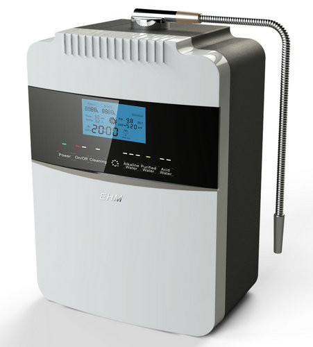 AC220V 60Hz Portable Water Ionizer แผงสัมผัสอะคริลิกเครื่องทำน้ำอัลคาไลน์
